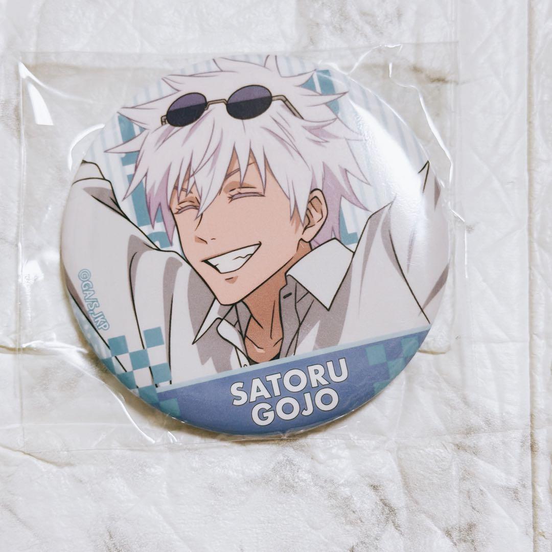 呪術廻戦 じゅじゅ探訪 推し旅 梅田 懐玉玉折 缶バッジ 五条悟 笑顔