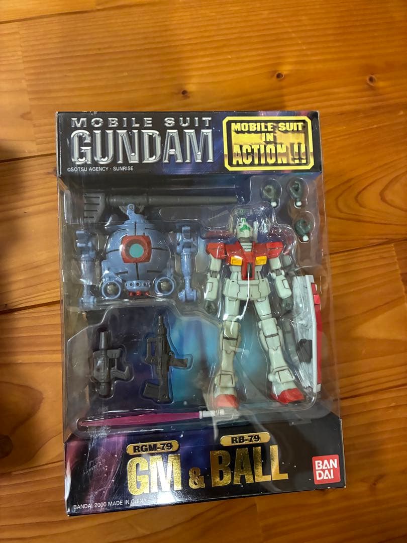 BANDAI GUNDAM GM & BALL フィギュア