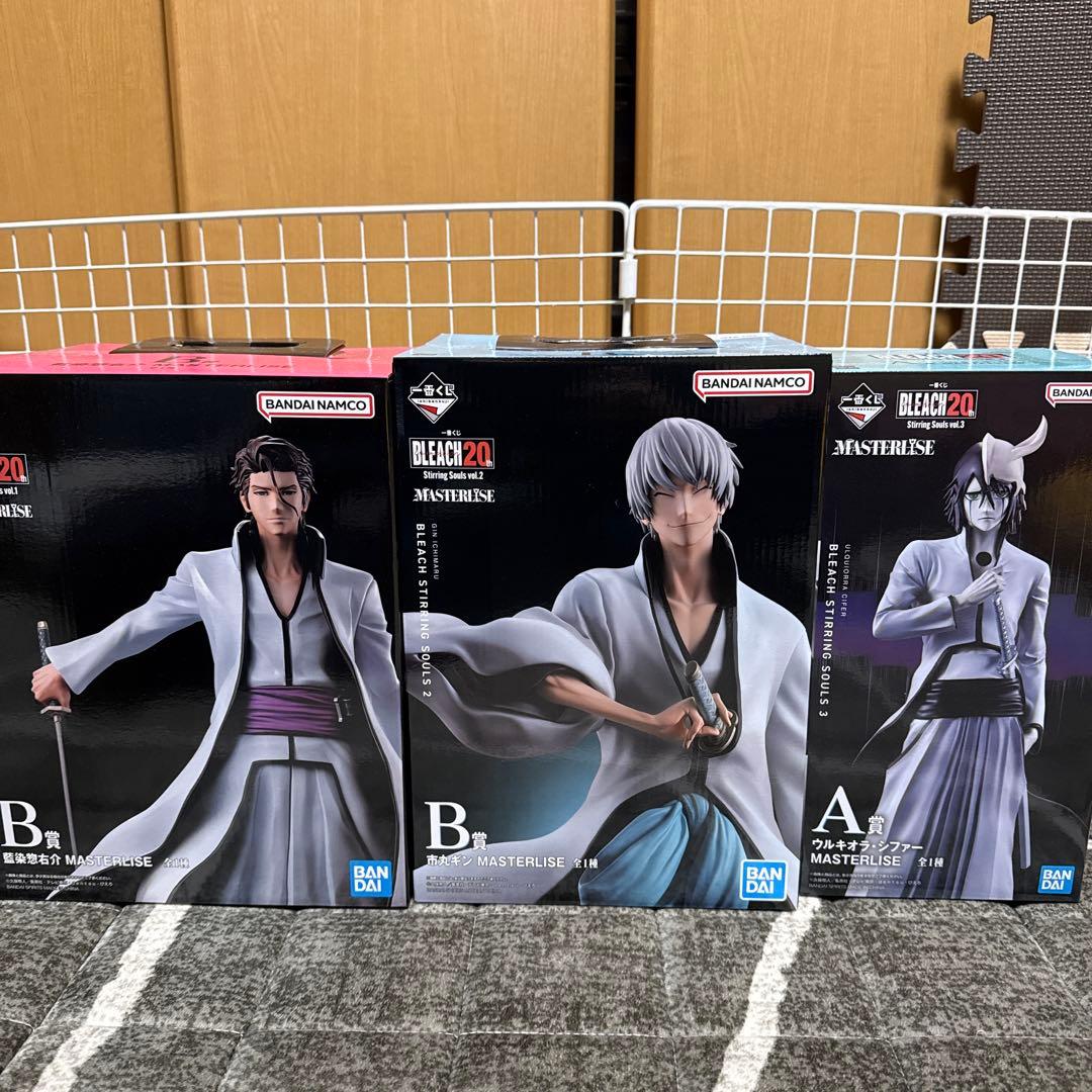 は*ぱ様 BLEACH 藍染惣右介 市丸ギン ウルキオラ・シファー 1番くじ フ