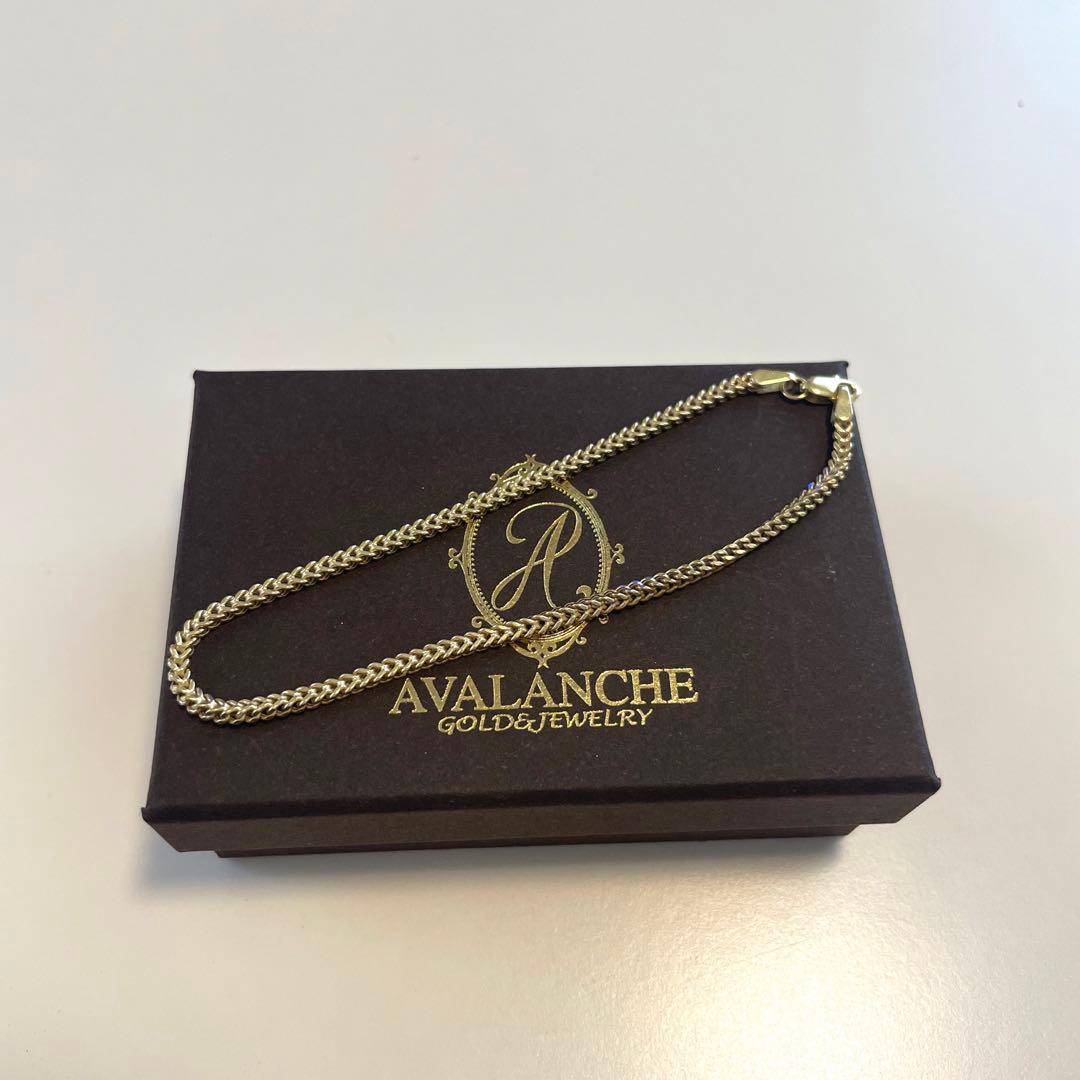 T*a様 アヴァランチ　10k イエローゴールド　フランクリングブレスレット　1