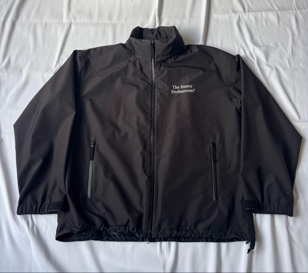 XL size ennoy 3LAYER SHELL HOODIE (BLACK)