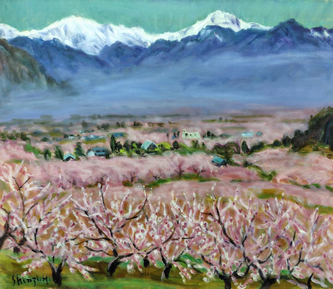 F10「桃の里」絵画 油彩画 油絵 風景画 アート Amazon.co.jp: 黒木啓 奥入瀬1 F10号 受注制作 油彩画 油絵 風景画