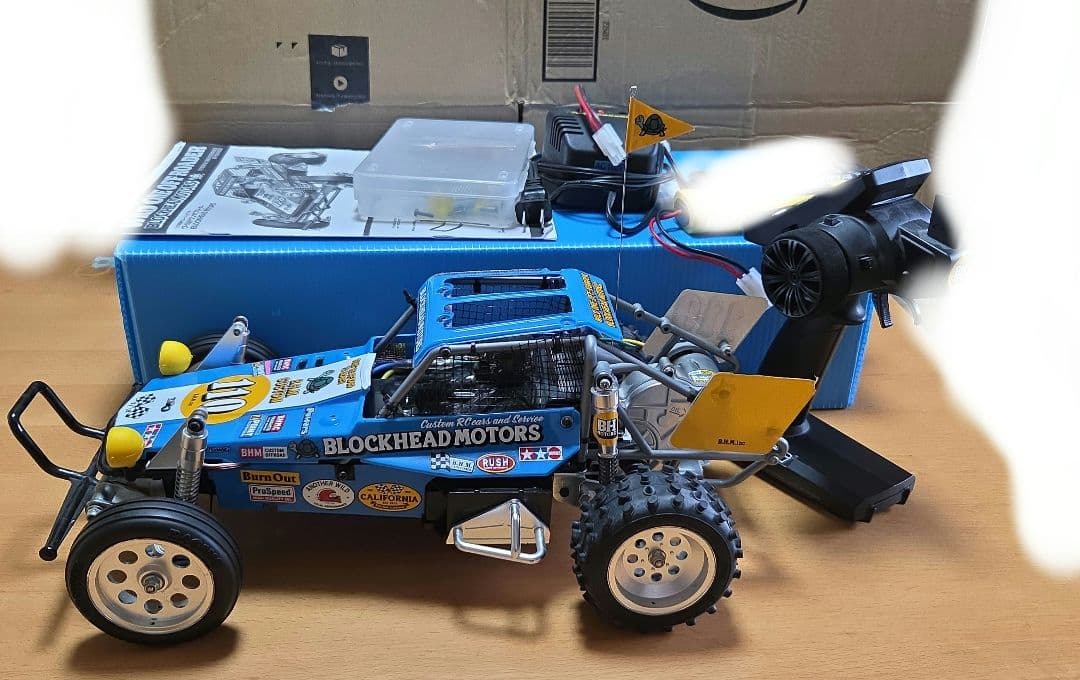 タミヤ1/10ワイルドワンオフローダーセット　ラジコン　走行済み　通電確認済み