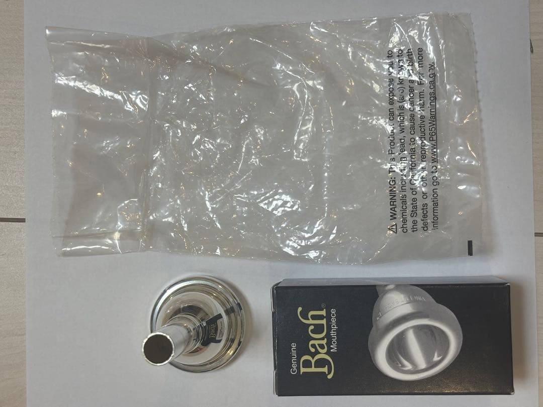 ★極美品★Bach 細管トロンボーンマウスピース 6-1/2AL 3506HAL