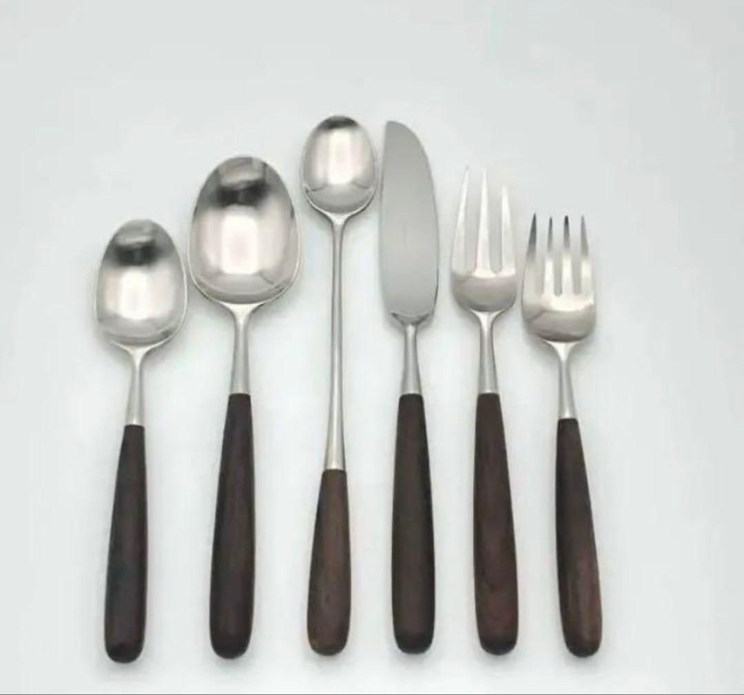 Lauffer Palisander カトラリー 6本セット Cozy（TAMAKI） カトラリーセット J-tone コージー 布着せカトラリー