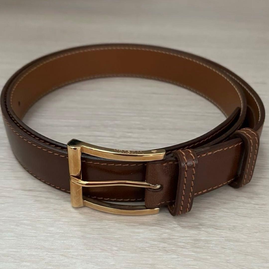 J.M. WESTON ジェイエムウェストン革ベルト ・未使用 ★お値下げ