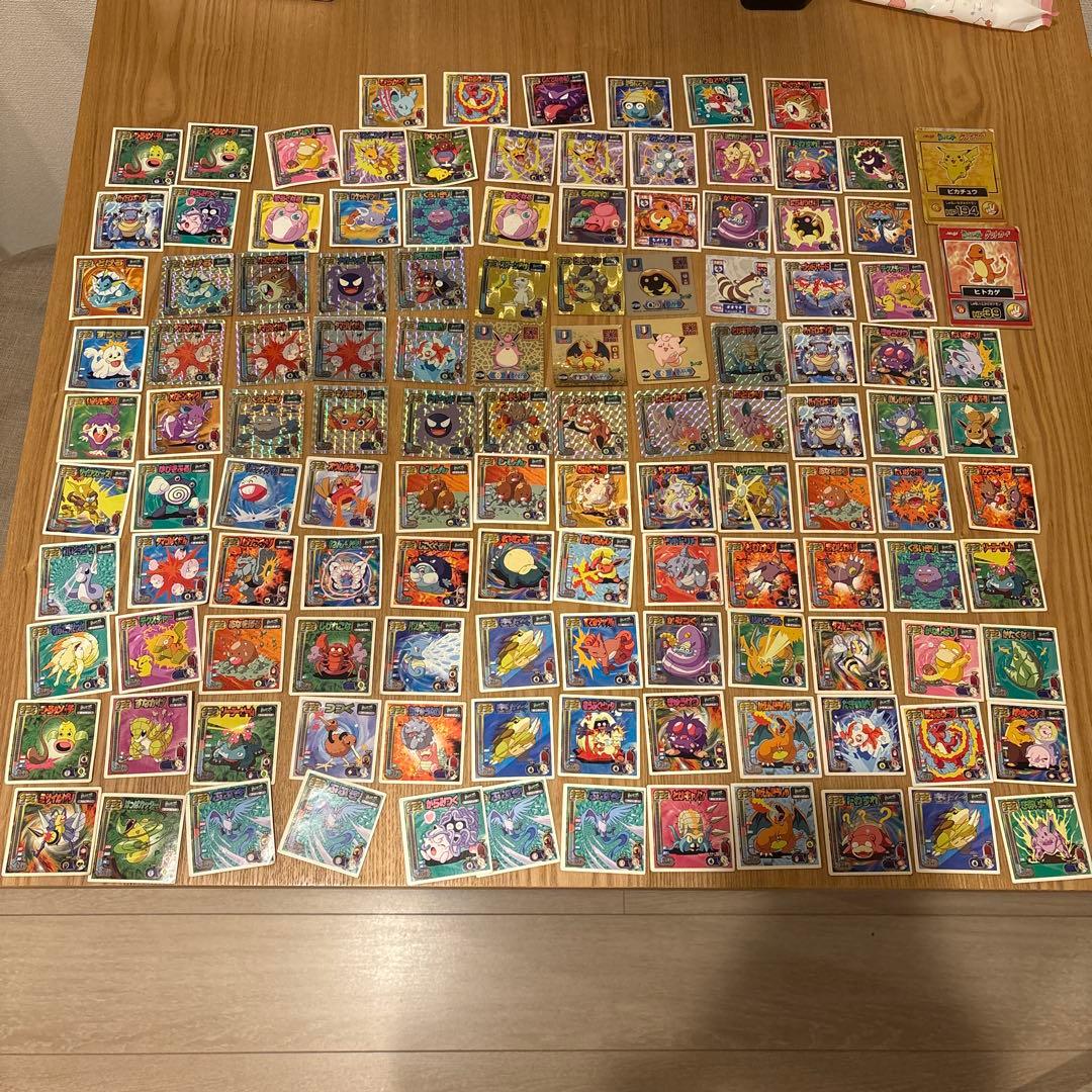 ポケモン　アマダ　まとめ売り　ポケモンシール烈伝　ポケモンゲットカードおまけ付き