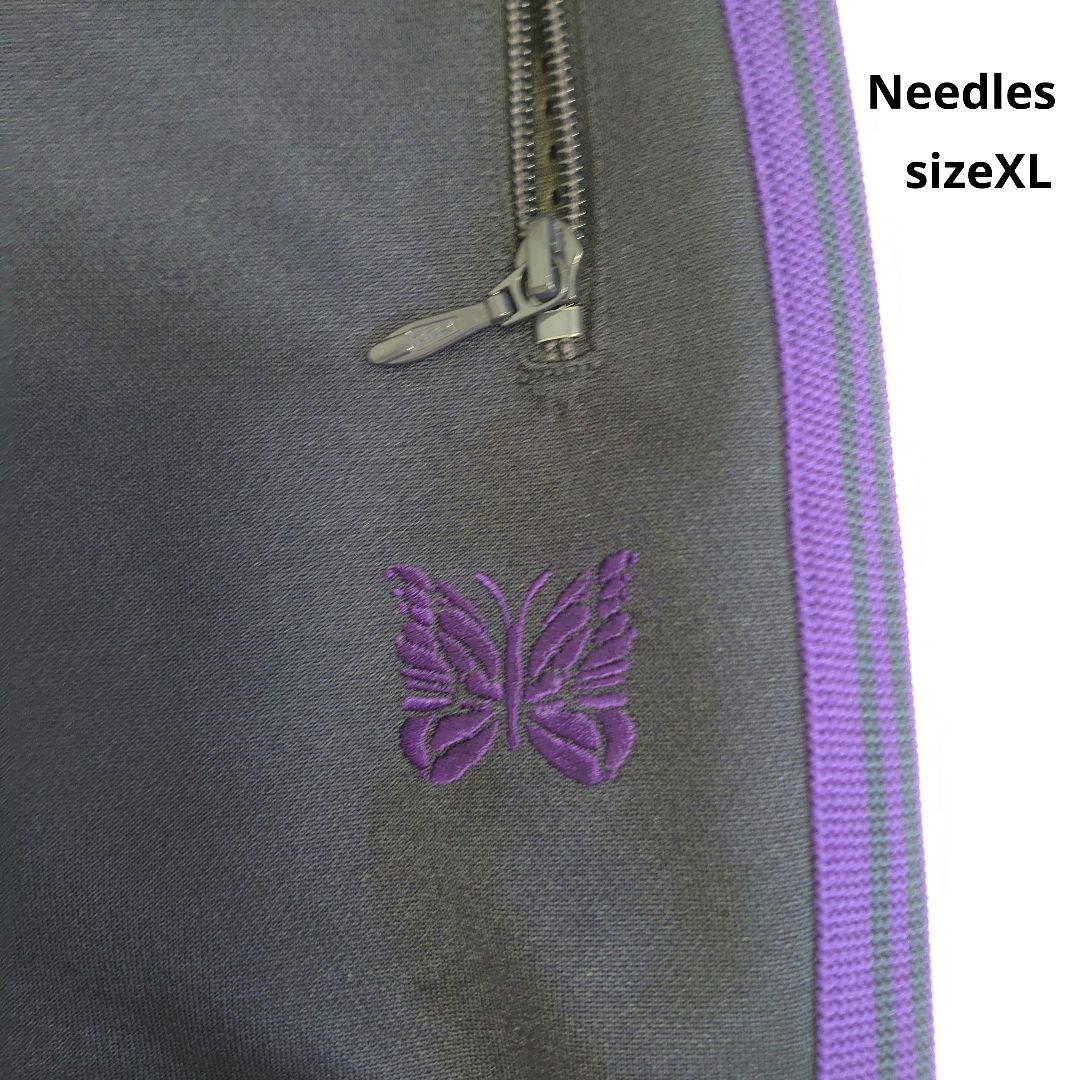 【未使用タグ付き】ニードルス　Needles　ジャージパンツ　ネイビー　XL