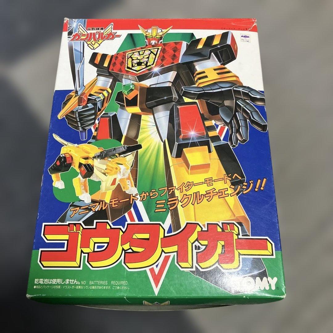 TOMY 元気爆発 ミラクルチェンジ ガンバルガー ゴウタイガー 1982