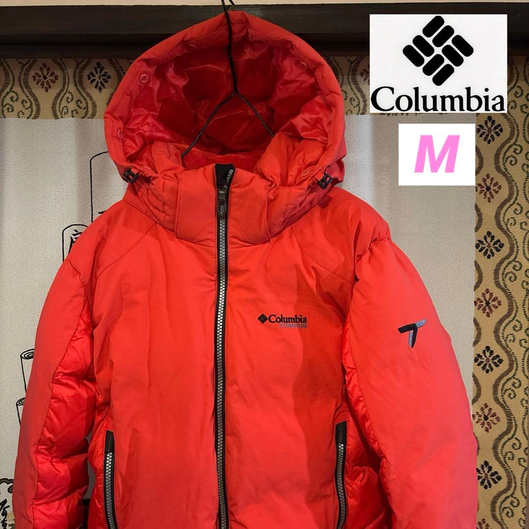 【美品】 Columbia コロンビア フードダウン 綺麗 レディースM