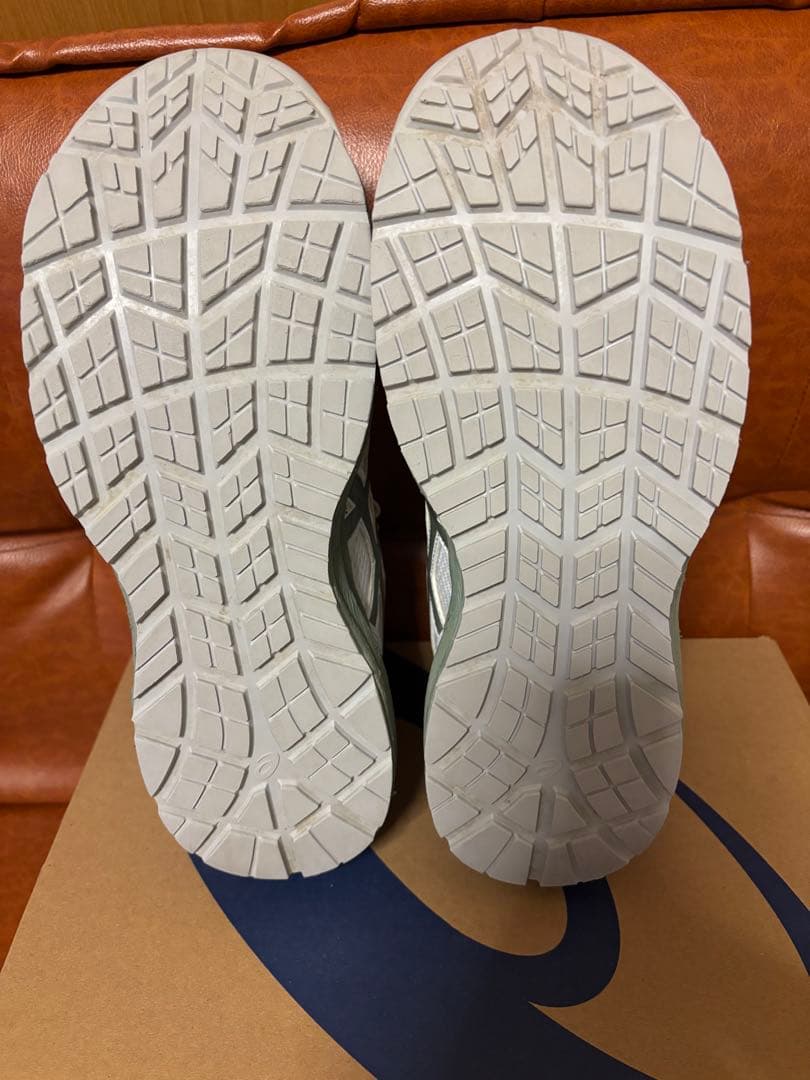 asics WINJOG DP216 安全靴 25.5cm ホワイト/グリーン