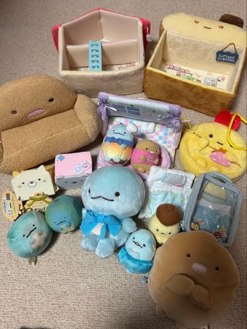 すみっコぐらし　てのりぬいぐるみ　まとめ売り　とんかつ　とかげ