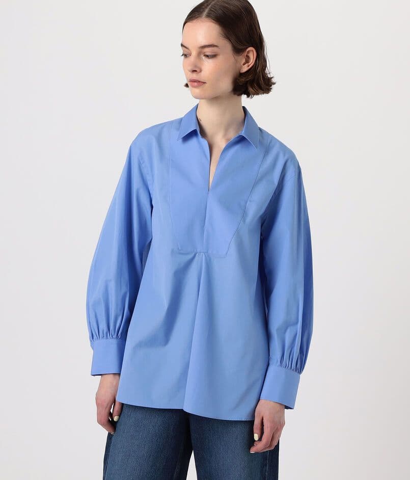 MACPHEE コットンブロード スキッパーシャツ コットンブロード スキッパーシャツ｜トゥモローランド 公式通販