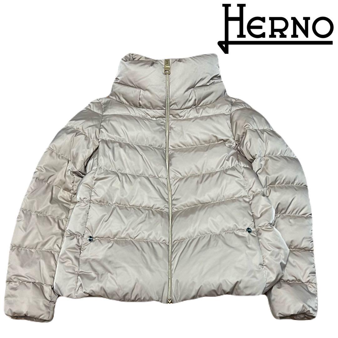 HERNO（ヘルノ）ダウンジャケット/38/ベージュ