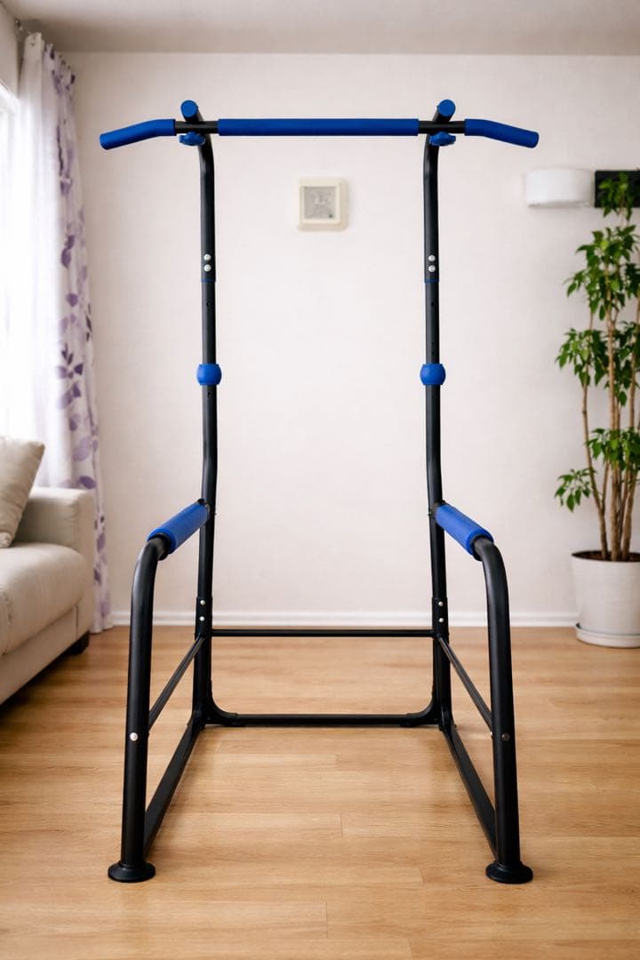 自立式 懸垂マシン 懸垂スタンド ディップス 腹筋 筋トレ 器具