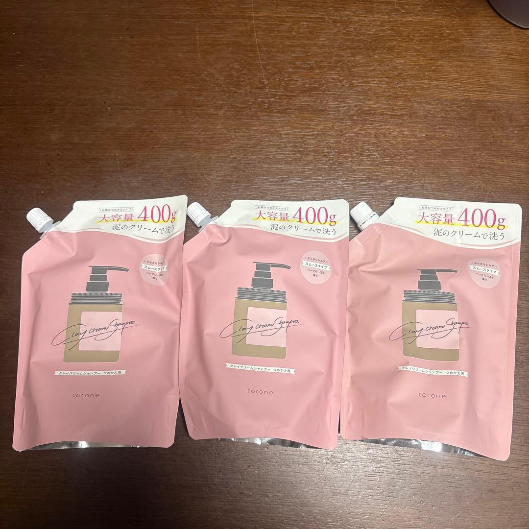 Cocone クリームシャンプー 400g 3個セット