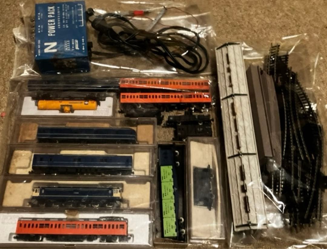 Nゲージ セット KATO 寝台列車 中央線 ディーゼル 貨物 線路 ホームほか