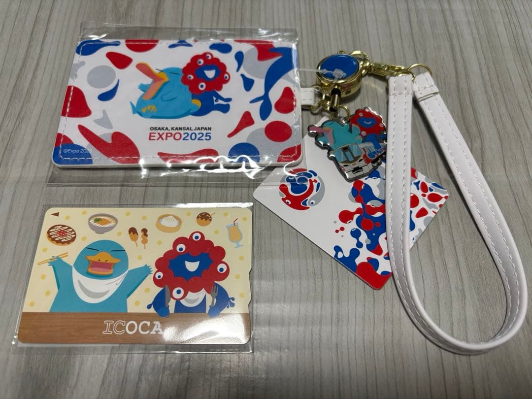 万博限定　ICOCA ミャクミャク　イコちゃん