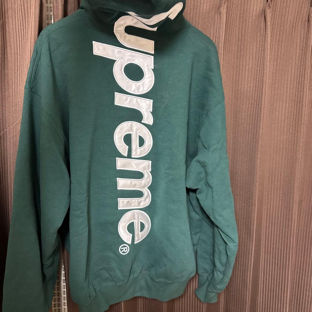 Supreme グリーン パーカー XL - メルカリ