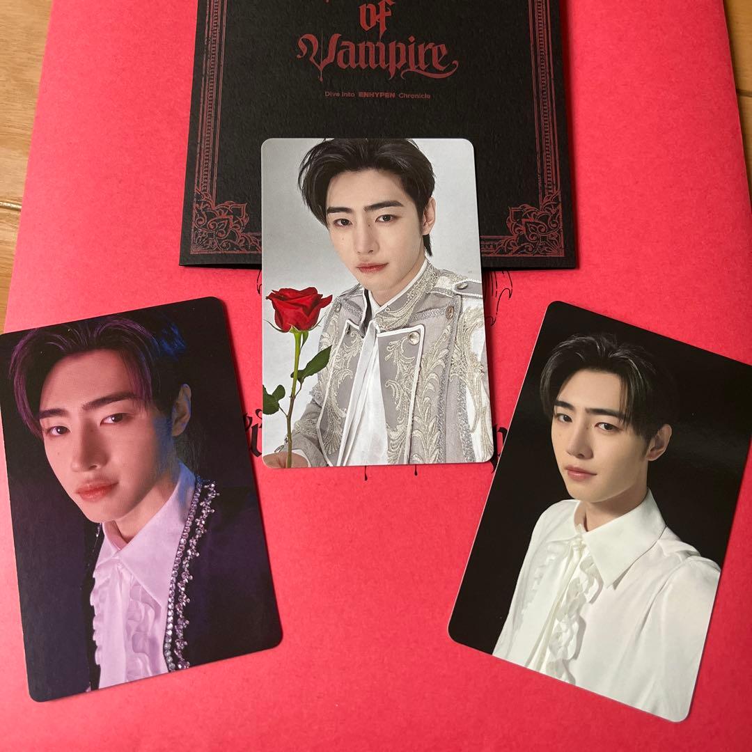 ENHYPEN House of Vampire ソンフン入場嫉妬購入トレカ3枚 - メルカリ