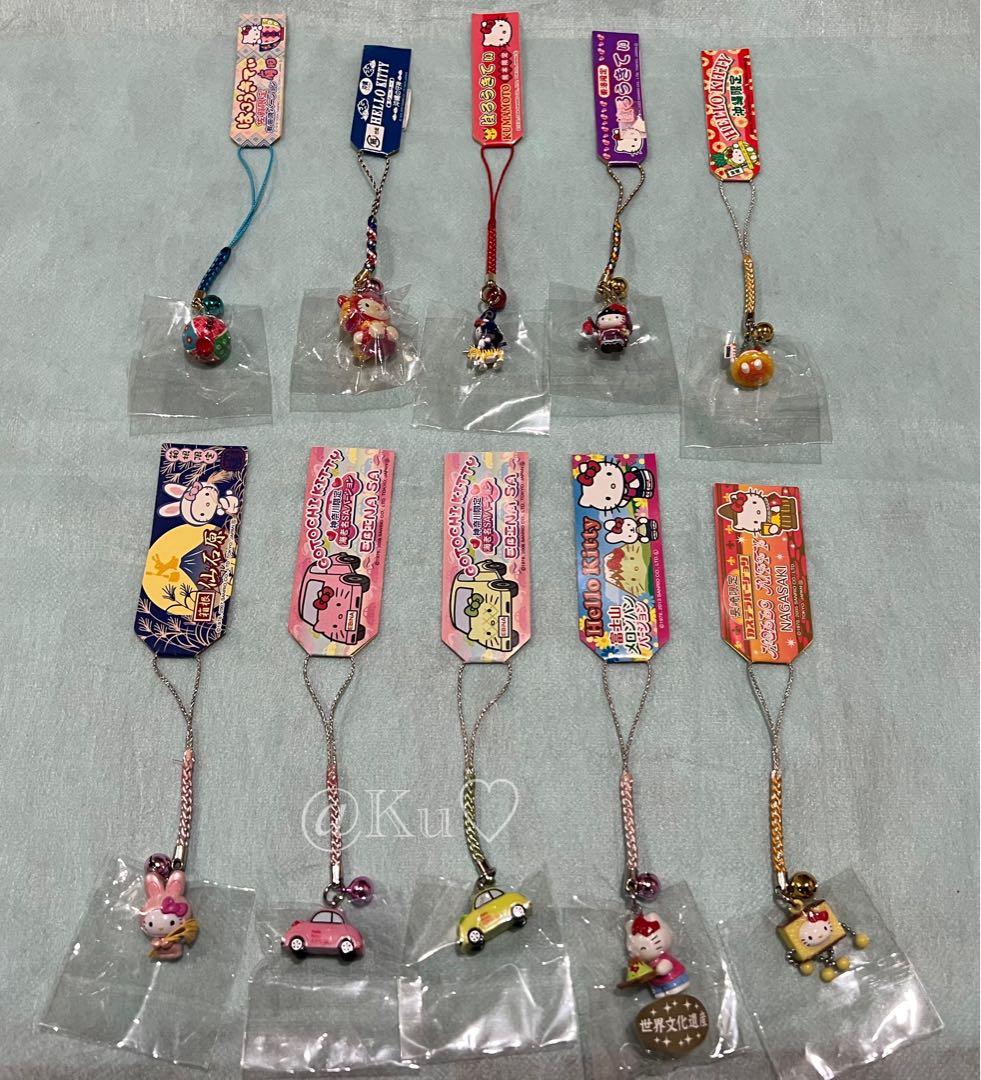 【未使用】ご当地キティ 根付け ストラップ 10個セット 5