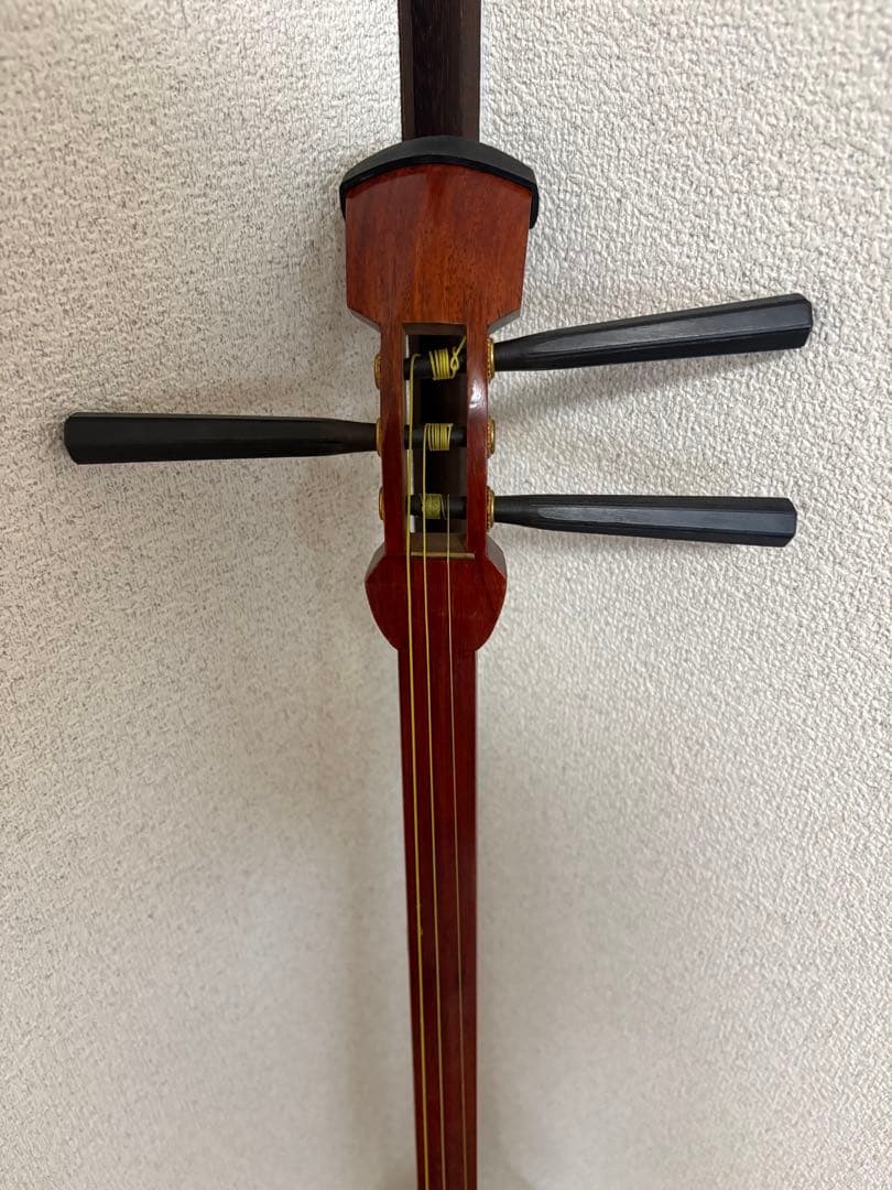 三味線本体 木製 3弦 四角形【破れなし】 - メルカリ