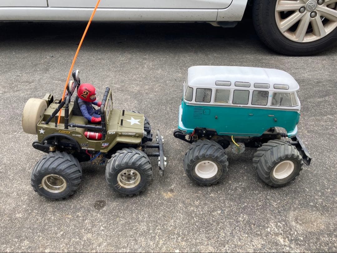 タミヤ ホビーラジコン WILD WILLY2とワーゲンバス