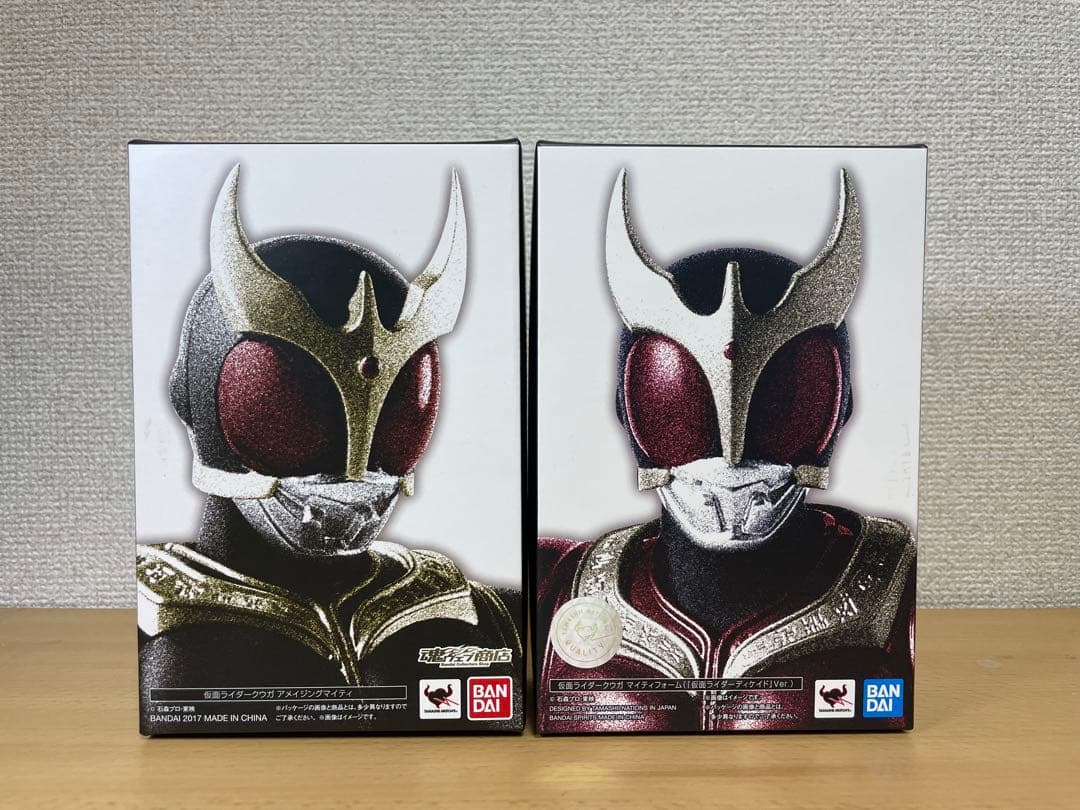 【美品2体セット】真骨彫フィギュアーツ 仮面ライダークウガ アメイジングマイティ 仮面ライダークウガ』アメイジングマイティがS.H.Figuarts 真骨彫製法