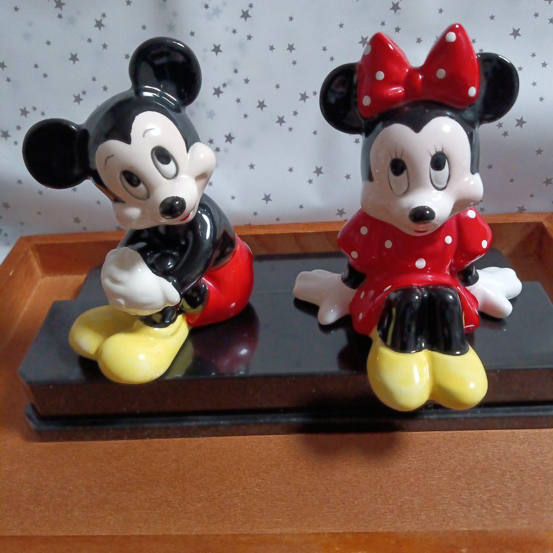 東京ディズニーランド 陶器置物（ミッキー&ミニーマウス） - メルカリ