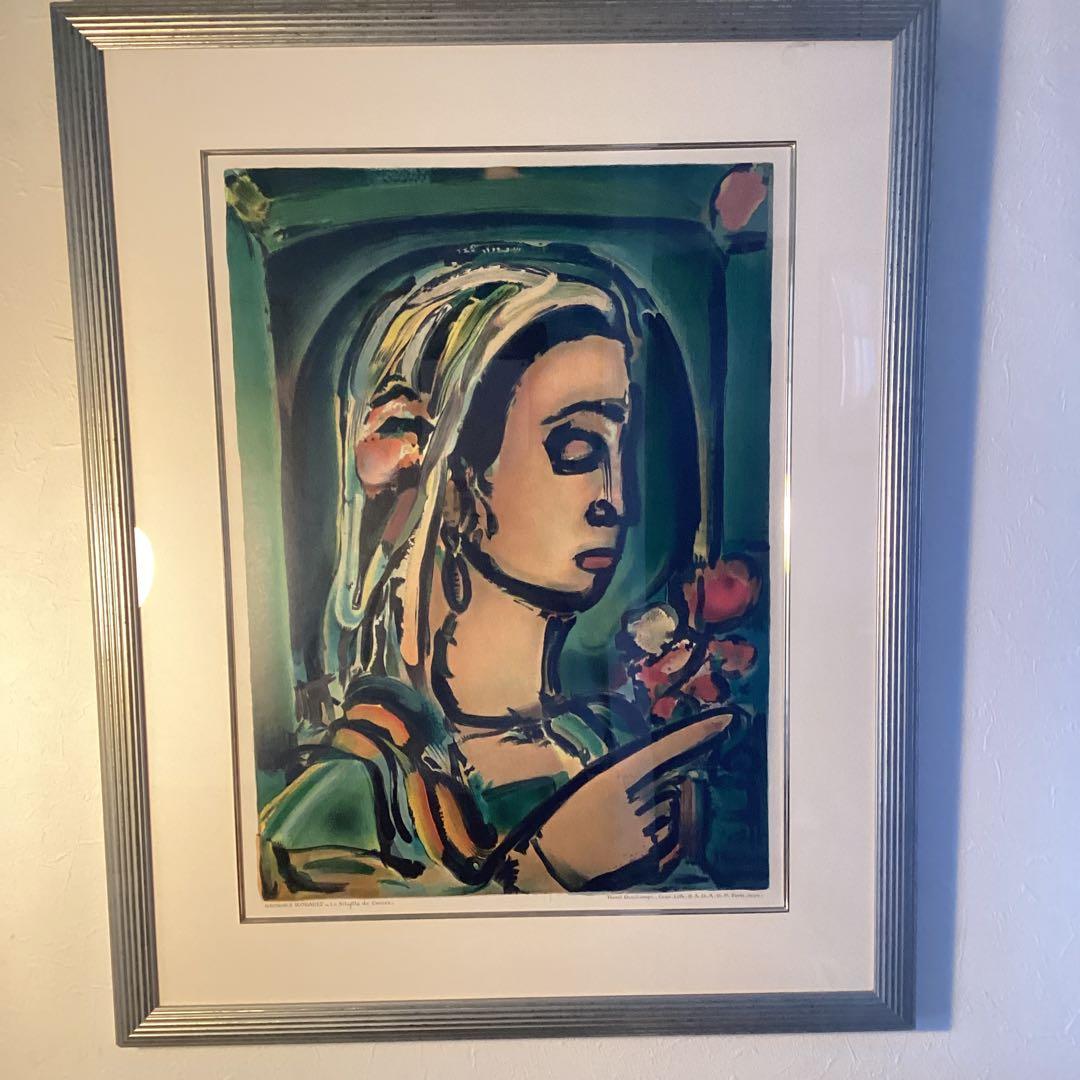 ジョルジュルオー　リトポスター　ムルロ工房刷り　アート　名画