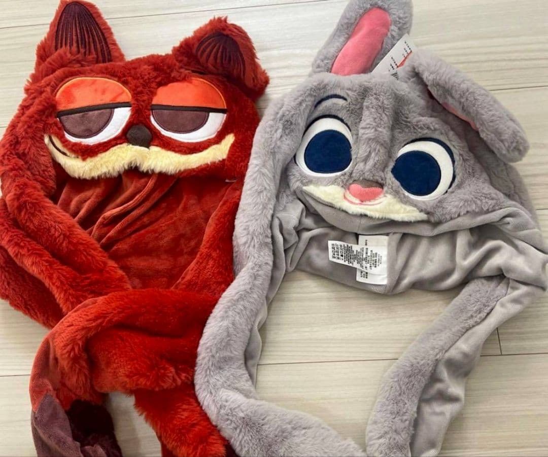 上海ディズニー限定　ズートピア　ファンキャップ　ニック　ジュディ