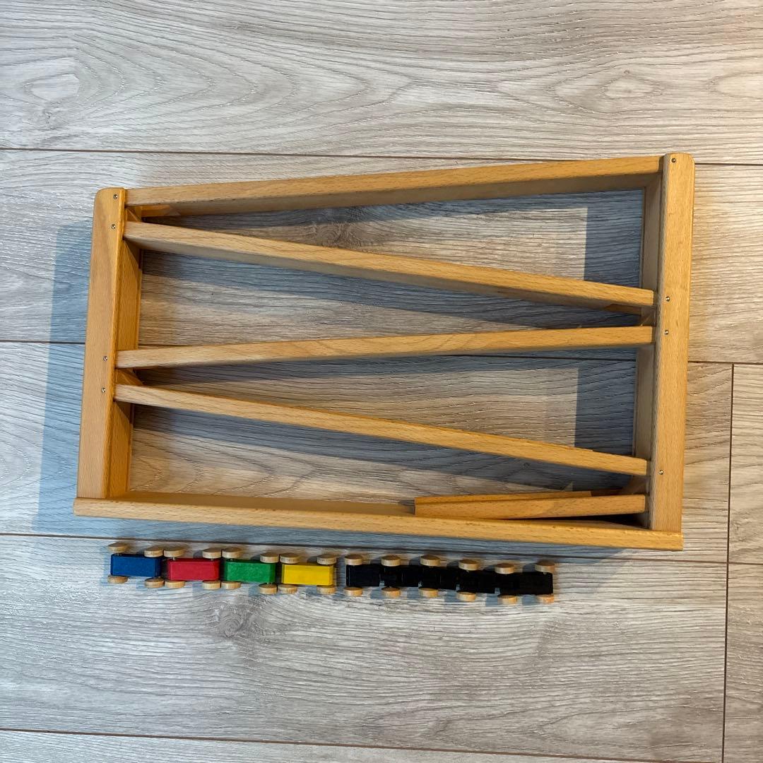 Beck ベック　トレインカースロープ　Laufbahn 木のおもちゃ　木製玩具