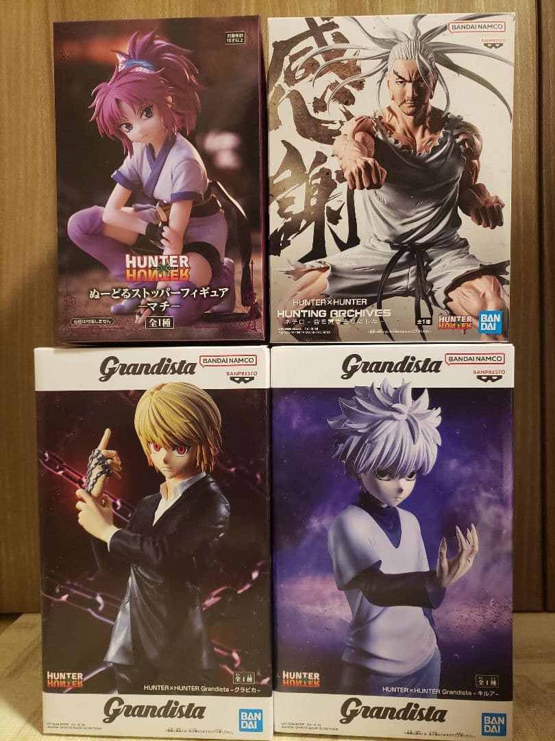 HUNTER HUNTER キルア クラピカ ネテロ マチ フィギュア ※未開封