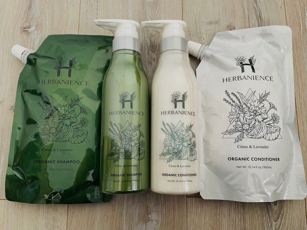 HERBANIECE シャンプー & コンディショナー２セット