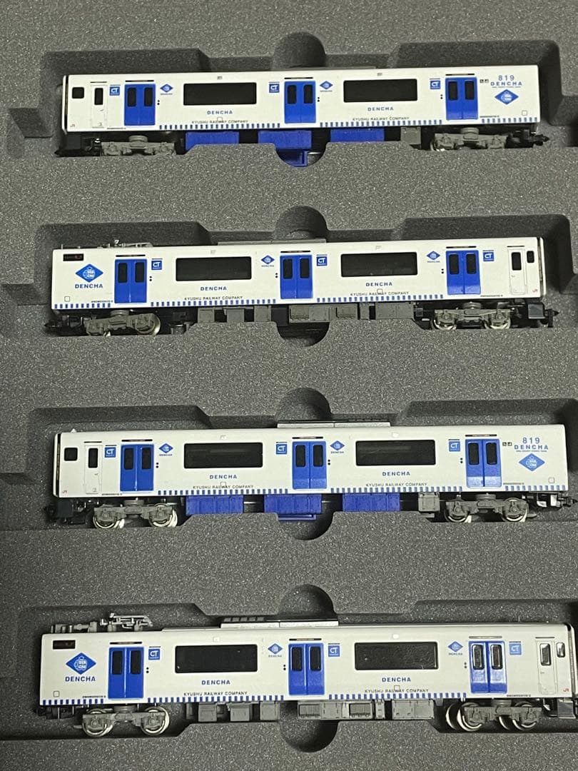 鉄道コレクション JR九州 BEC819系 DENCHA 4輌編成 改造美品 32101＞JR九州BEC819系（5100＋5300番代・鹿児島本線）4両編成セット