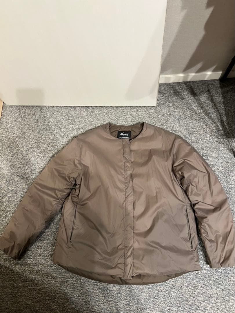 ブラウンダウンジャケット