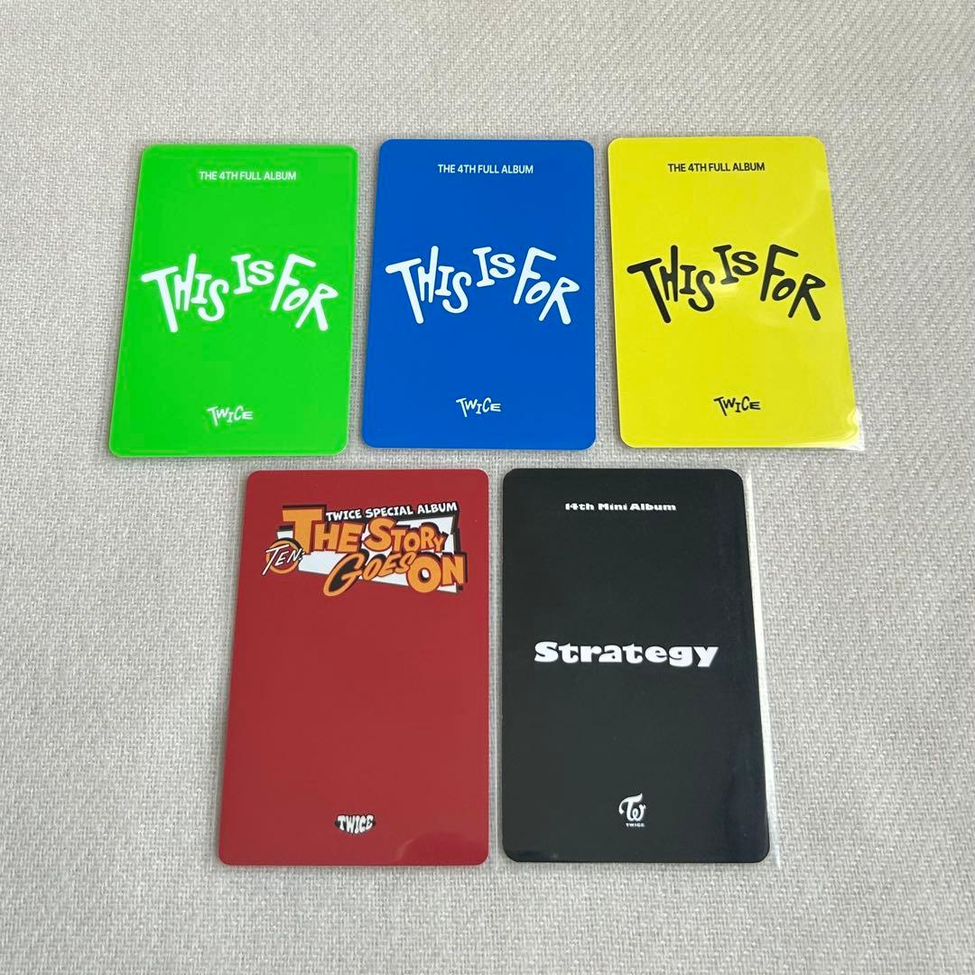 twice 特典 トレカ ジヒョ セット (5枚) - メルカリ
