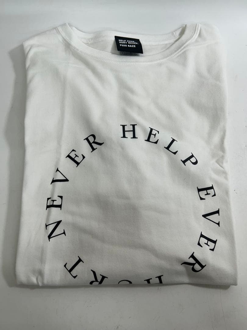 藤井風　HELP EVER HURT NEVER Tシャツ ホワイト　XL