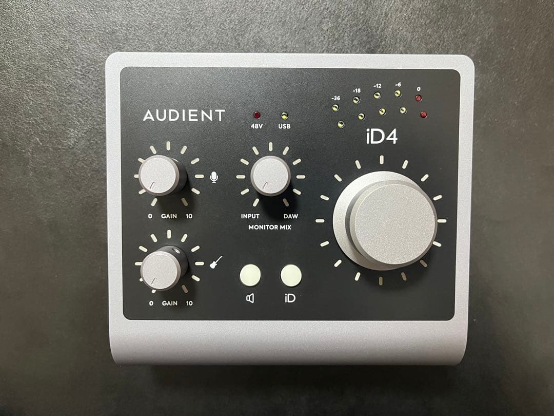 【美品・おまけ付】AUDIENT iD4 mkⅡ オーディオインターフェイス