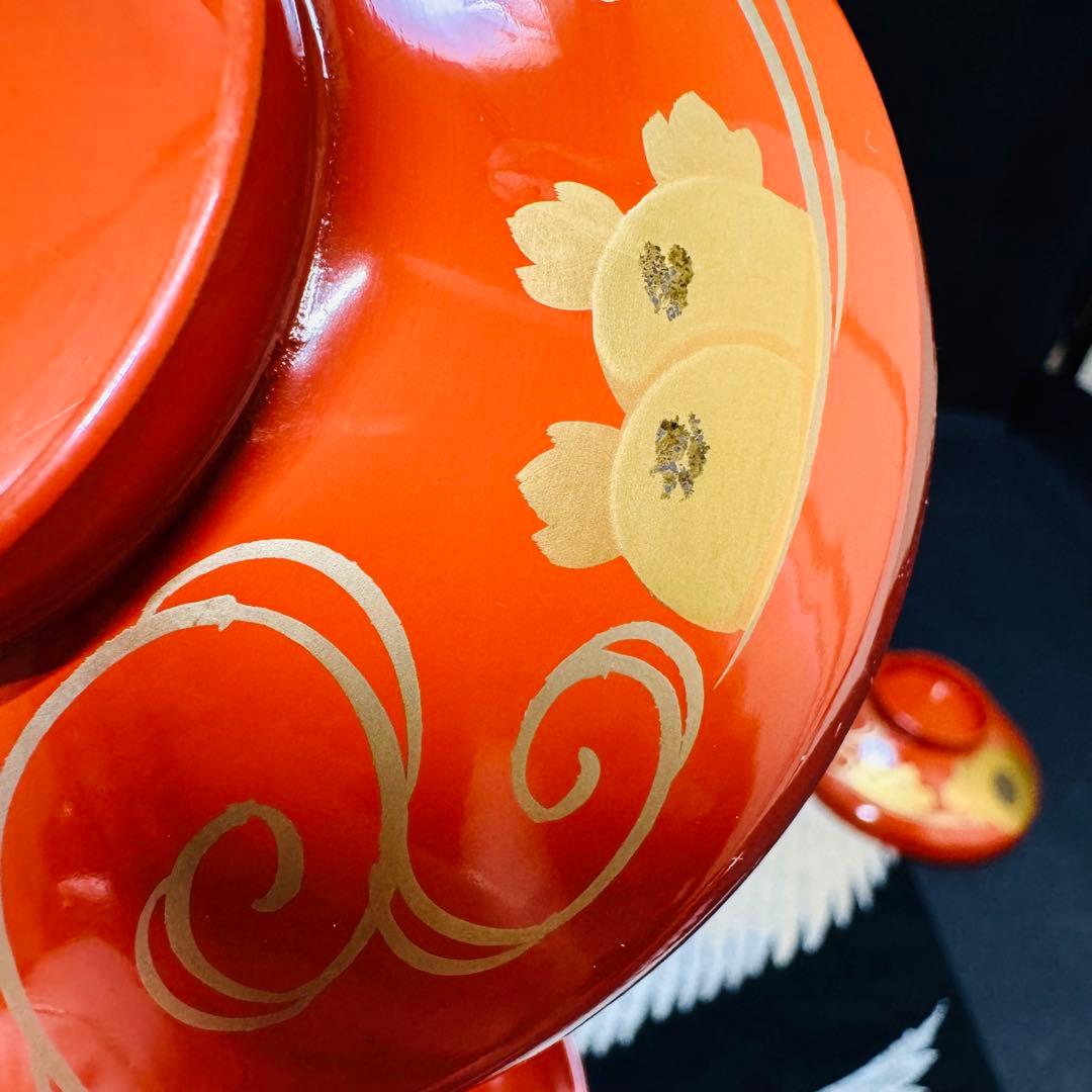漆器 輪島塗 沈金 金蒔絵 木製 蓋付椀 お煮物椀 吸物椀 9客 - メルカリ