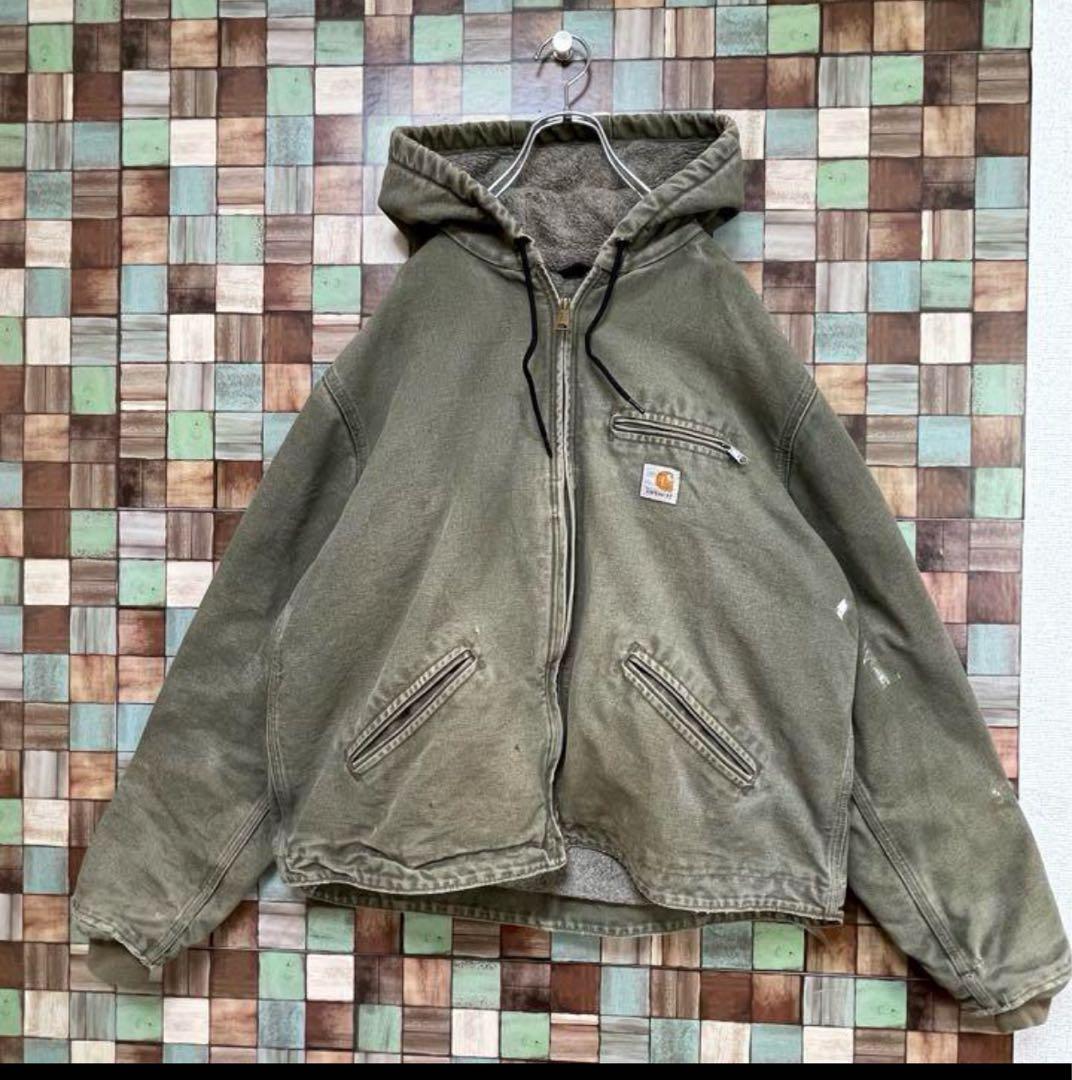 ウ*ん様 ☆レアカラー☆【カーハート】裏ボア ダックジャケット ワークジャケット Carhartt（カーハート） ジャケット ダックジャケット ワーク