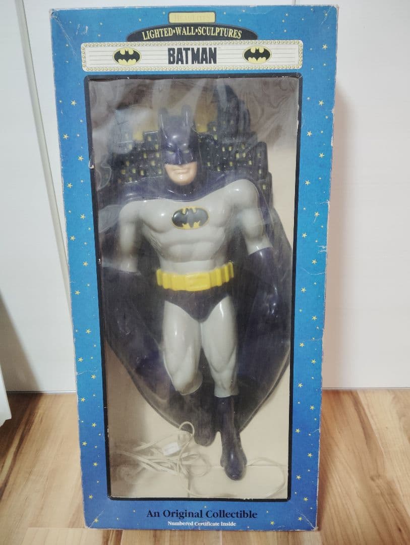BATMAN ライト付き壁掛け彫刻 1992年