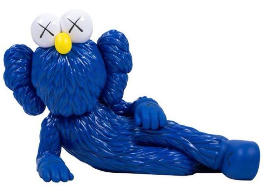 KAWS TIME OFF クッキーモンスター フィギュア　真作　絶版 セサミストリート リ・アクション クッキーモンスター - RED MERCURY