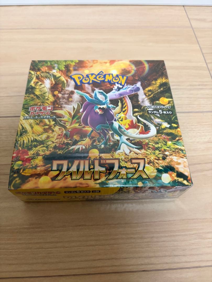 新品未開封シュリンク付き　ワイルドフォース1BOX
