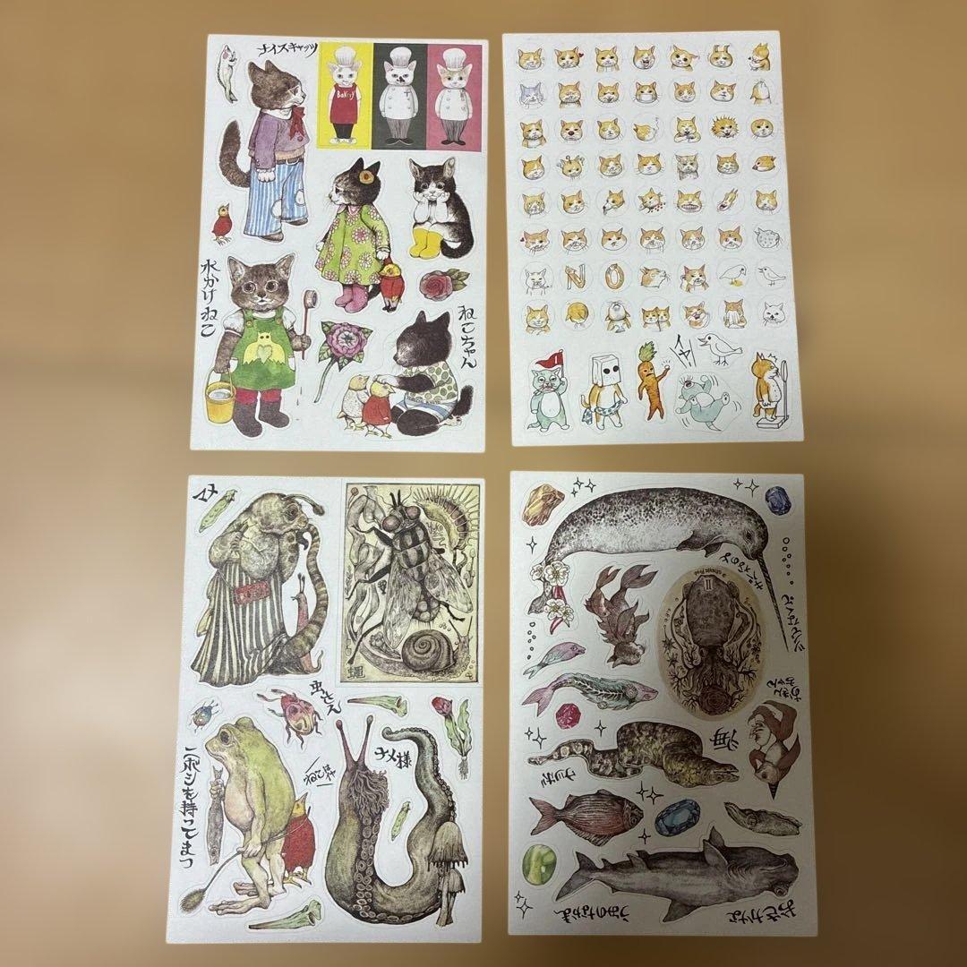 ヒグチユウコ シール4枚セット ボリス雑貨店 - メルカリ