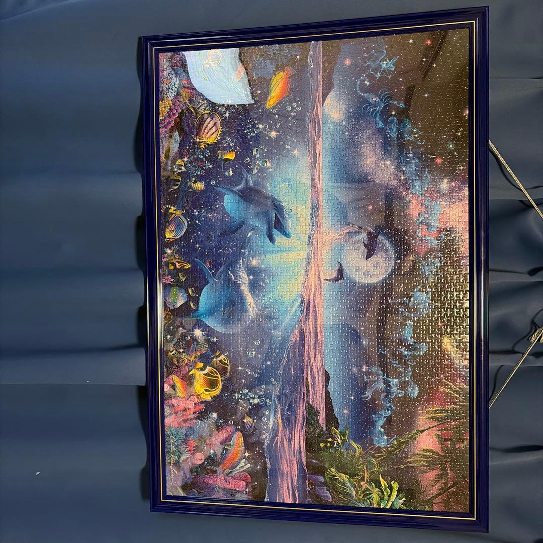 ラッセンのジグソーパズル フレーム付き 光る 完成品 Amazon | 108ピース ジグソーパズル ラッセン ゾディアック 【光る