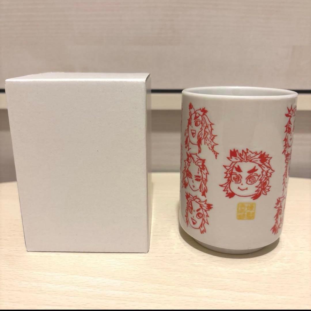 鬼滅の刃 煉獄杏寿郎 へんてこ顔湯のみ ひっかけフィギュア ぽふっと