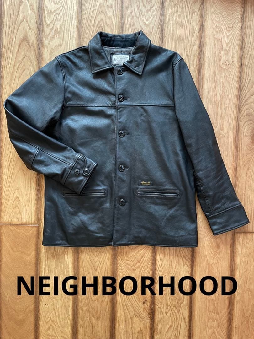 neighborhood ネイバーフッド レザージャケット カーコート 馬革