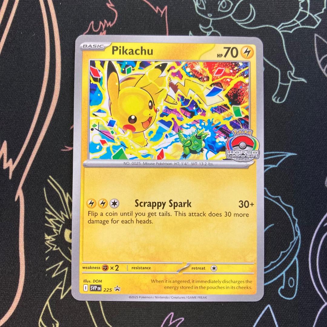 ピカチュウSVP EN 225英語版ポケモンワールドチャンピオンシップス2025