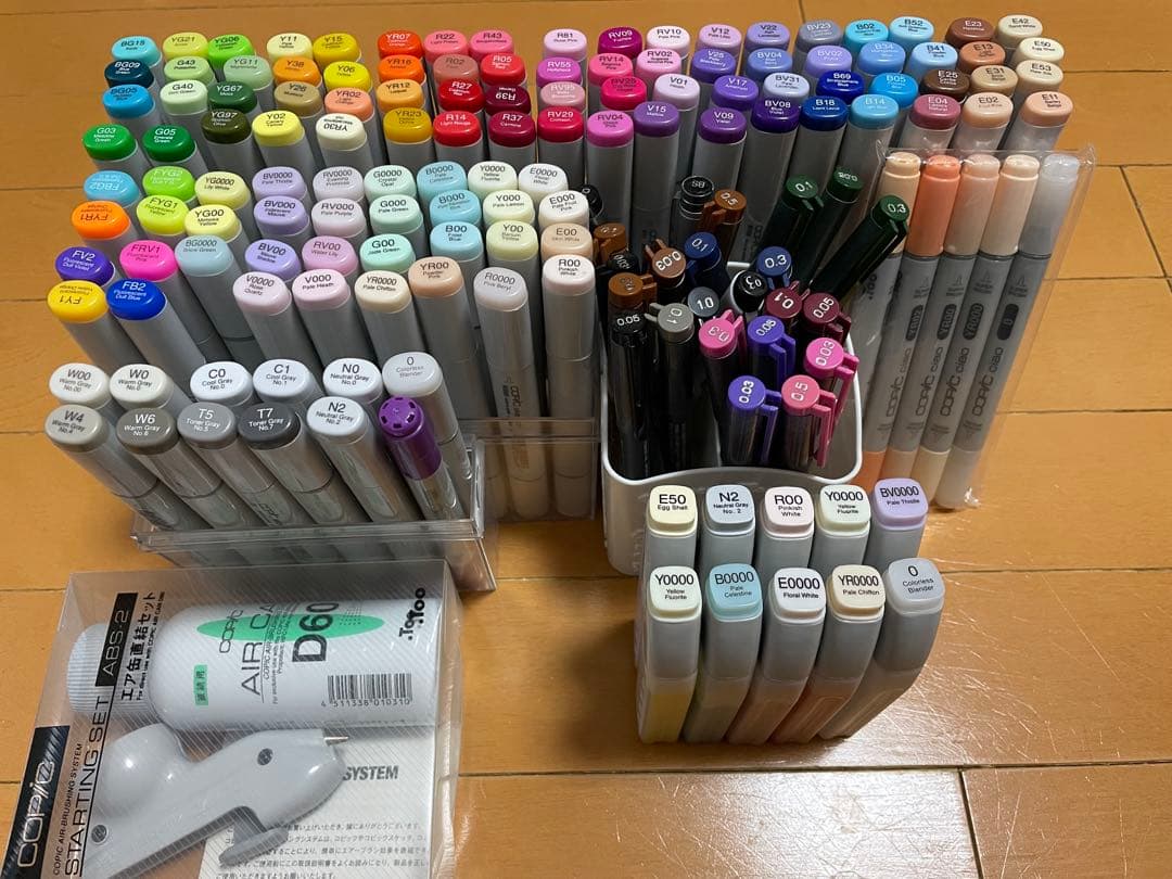 中古品 コピック スケッチ ベーシック 118色他一式セット